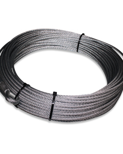 Wire rope 6mm galvanized 50m cpl 850kg for halving loads